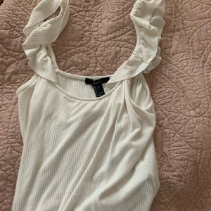 Forever 21 Tank top with ruffles